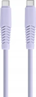 Setty TF5900495052513 Kábel  - type-c / type-c (usb-c) lila kábel, (2,1a) 1,5m kép