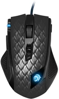 Sharkoon MAX.8200DPI egér gamer - drakonia black (avago9800 lézer érzékelő; ; súlyozható; saját memória; pikkely mintás) kép