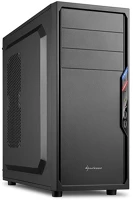 Sharkoon 4044951016020 számítógépház - vs4-s (fekete; fekete belső; alsó táp; atx,matx; mitx; ) kép