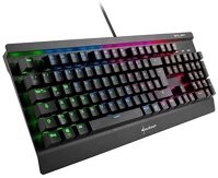 Sharkoon 4044951019939 billentyűzet mechanikus - skiller sgk3 black/brown (kailh brown mechanika kép