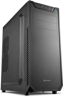 Sharkoon 4044951021765 Számítógépház - vs7 window (fekete; alsó táp; üveg ablak, atx,matx; mitx; 2xusb3.0; i/o; 2x120mm ventillátor) kép