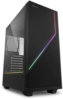 Sharkoon 4044951028146 Rgb flow midi tower fekete kép