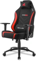 Sharkoon 4044951035038 Gamer szék - skiller sgs20 fabric red (állítható magasság; állítható kartámasz; szövet; acél talp; 120kg-ig) kép