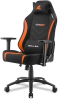 Sharkoon 4044951035045 Gamer szék - skiller sgs20 fabric orange (állítható magasság; állítható kartámasz; szövet; acél talp; 120kg-ig) kép