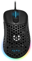 Sharkoon PMW3389 egér gamer - light 200 (optikai; 16000 dpi; pixart  chip; omron gombok; rgb; fekete) kép