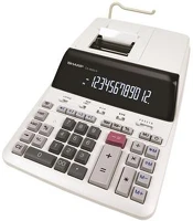 Sharp CS-2635LW Számológép, szalagos, 12 számjegy, 2 színű nyomtató,
