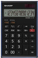 Sharp EL-145TBL 14 El145tbl napelemes asztali számológép kép