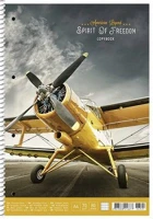 Shkolyaryk COR_SB806710K Spirálfüzet, a4, kockás, 80 lap,  