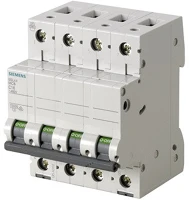Siemens 5SY8425-7 4p, c25a, 25ka kismegszakító kép
