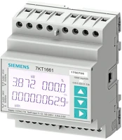Siemens 7KT1662 Sentron 7kt pac1600 lcd 230 v modbus rtu + mid/kalapsínre fogyasztásmérő kép