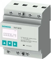 Siemens 7KT1666 Lcd, 3-fázisú, 7kt pac1600 sorozat energiamérő kép
