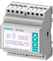 Siemens 7KT1682 Lcd, 3-fázisú, 7kt pac1600 sorozat energiamérő kép