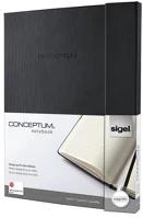 Sigel COR_SICO141 jegyzetfüzet, exkluzív, a4+, kockás, 97 lap, mágneses záródású kép
