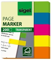 Sigel COR_SIHN615 Jelölőcímke, műanyag, 5x40 lap, 12x50 mm,  