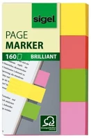 Sigel COR_SIHN630 Jelölőcímke, papír, 4x40 lap, 20x50 mm,  