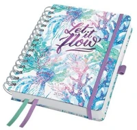 Sigel COR_SIJ5604 Naptár, spirál, a5, heti, 2025, kemény borító,  