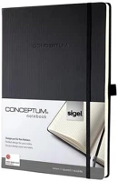 Sigel COR_SVC111 jegyzetfüzet, exkluzív, a4, kockás, 97 lap, keményfedeles, sigel kép