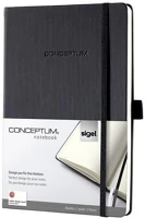 Sigel COR_SVC120 Jegyzetfüzet, exkluzív, A5, sima, 97 lap, keményfedeles, SIGEL 