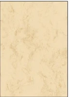 Sigel DP907 Előnyomott papír, kétoldalas, a5, 90 g, bézs, márványos kép