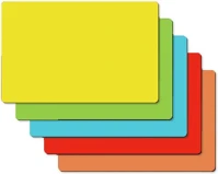 Sigel MU103 Mágneses jegyzetlap csomag, 10x15 cm, 25 db, vegyes színek kép