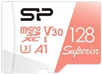 Silicon power CL10 UHS-I U3 V30 Memóriakártya microsdxc 128gb cl10 uhs-i u3 v30 + adapter, superior kép