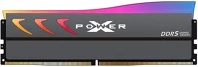 Silicon power computer & communicat DDR5-6000MHZ CL36 Silicon power xpower storm rgb ddr5-6000mhz cl36 32gb kit2 memória szürke kép