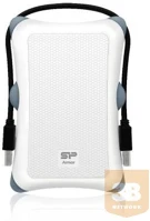 Silicon power computer & communicat SP010TBPHDA30S3W External hdd silicon power armor a30 2.5'' 1tb usb 3.0, anti-shock, white kép
