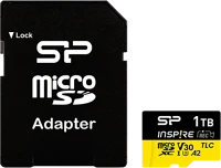 Silicon power SP001TBSTXLA2V1NSP microsd kártya - 1tb microsdxc uhs-i u3, 3d tlc nand (170/150 mb/s a2/v30) kép