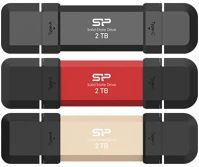 Silicon power SP002TBUC3S72VPK Pendrive 2tb, ds72 usb 3.2 gen2, fekete kép