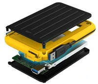 Silicon power SP010TBPHD66SS3Y Armor a66 1tb sárga kép