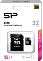 Silicon power SP032GBSTHBV1V20SP 32gb elite micro microsdhc memóriakártya box kép