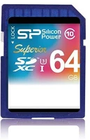 Silicon power SP064GBSDXCU3V10 Superior sdxc u3 - 64gb - memóriakártya kép