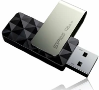 Silicon power SP128GBUF3B30V1K 128gb blaze b30 usb3.0 black kép