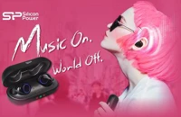 Silicon power BP82 fülhallgató vezeték nélküli - bluetooth  (bt5,  mic, felvevő gomb, fekete) kép