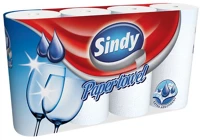 Sindy 231 Háztartási papírtörlő kéztörlő 2 rétegű 4 tekercs/csomag  fehér kép