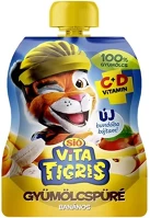 Sió 30.00900 Gyümölcspüré  vitatigris banán 100% 90 g kép