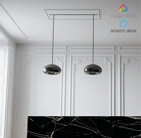 Sirius SLT-976 BRUSHLESS TW WI-FI FEKETE Mennyezetbe építhető páraelszívó kép