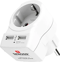 Skross 1357107 Europe to europe usb töltő kép