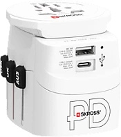 Skross USB AC30PD pro light , világutazó hálózati csatlakozó átalakító, földelt pd(gyorstöltés) kép