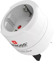 Skross 1.500230C-E Uk 1db villásdugó cee 7/3 (eu) adapter fehér kép