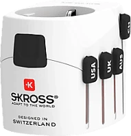 Skross TO EU, USB 2*A pro world és usb a legbiztonságosabb világutazó házati csatlakozó átalakító, world kép