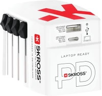 Skross USB-C,USB-A world usb világutazó átalakító adapter, pd, () 45w, + usb-c kábel kép