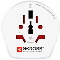 Skross COR_SKAD500210 Adapter, ausztráliába, kínába, európába utazóknak, földelt, kép