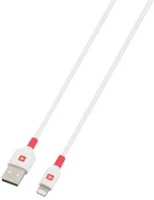 Skross COR_SKTK0005A Töltőkábel, usb-a/lightning (apple),  2m, fehér kép