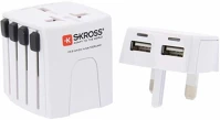 Skross MUVUSB-2-4-A 2xusb töltő bemenettel világutazó adapter kép