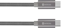 Skross 2.0, 2M Steel line type-c - type-c 2.0, 2m usb kábel kép