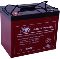 Sla DC12-75 12v 75ah zárt gondozás mentes agm ciklikus akkumulátor (l_t3) kép