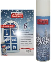 Sma 430524 Hó spray 150ml + 6 db nagy sablon kép