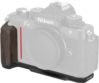 Smallrig 4801 L-shape mount plate with wooden handle for nikon z f kép