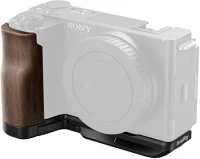 Smallrig 4864 L shape mount plate with wooden handle for sony zv e10 ii kép